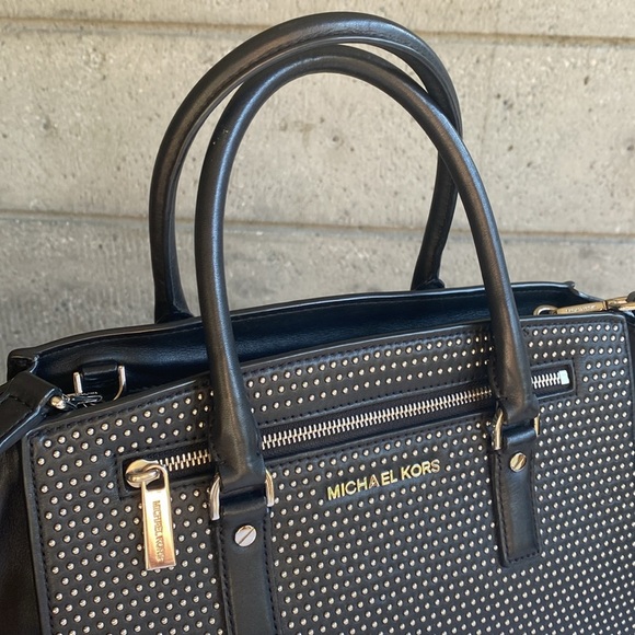 Michael Kors Studded Leather Purse - Picture 3 of 11